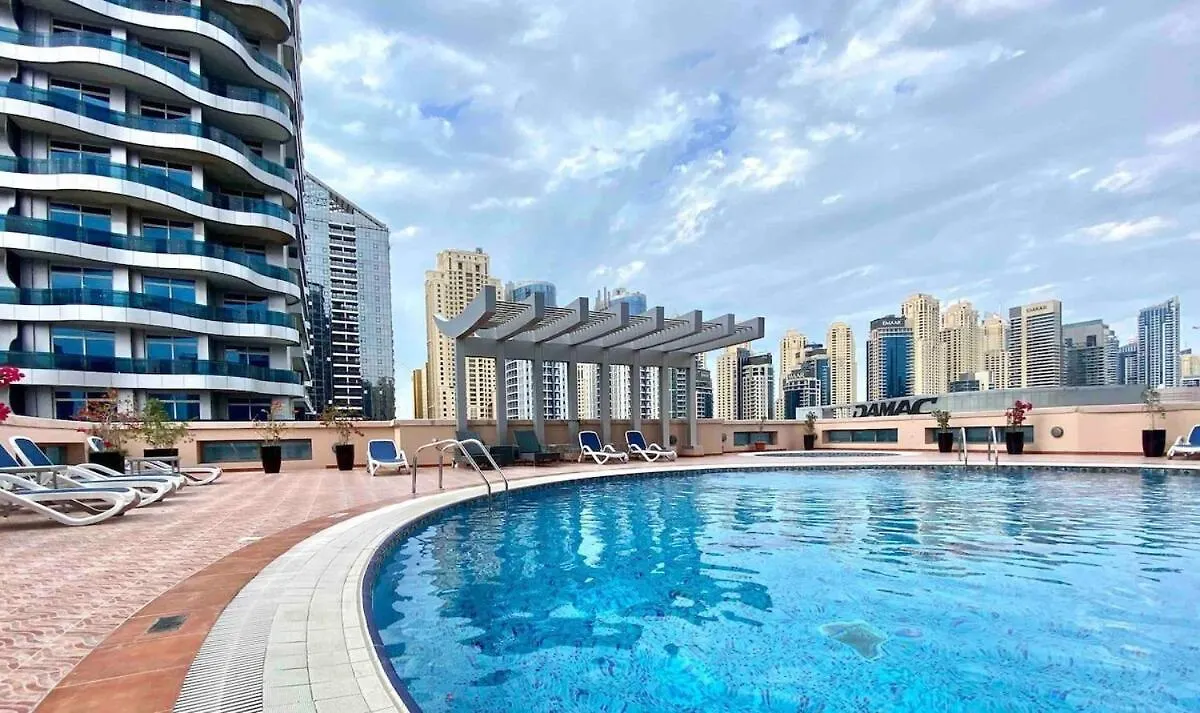 Stylish Studio In Dubai Marina Near Beach And Metro Z614 0*,